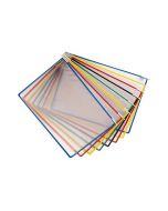 Panouri transparente DIN A4 culori asortate 10 bucati