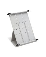 Suport de masa din metal pentru 20 panouri DIN A4 gri