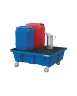 Cuva mobila de retentie din PE cu grilaj 60 litri