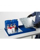 Placa perforata din INOX pentru cuva de retentie recipiente mici 40 litri