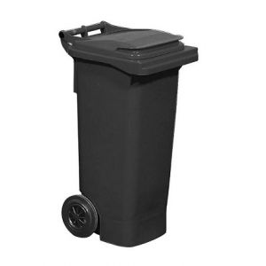 Cos deseuri mobil din plastic 80 litri antracit