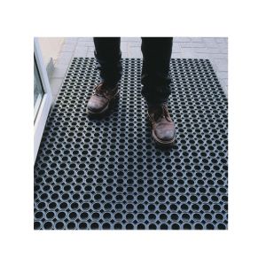 Covoras de stergere din cauciuc natural negru 1000x750mm