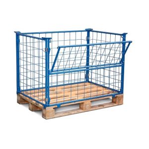 Protectie din plasa de otel pentru europalet