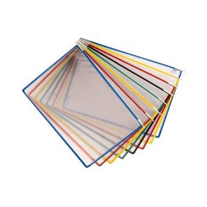 Panouri transparente DIN A4 culori asortate 10 bucati
