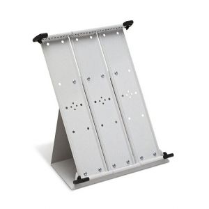 Suport de masa din metal pentru 30 panouri DIN A4 gri