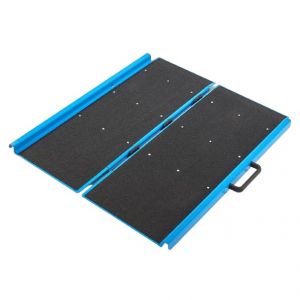 Rampa de acces pliabila din aluminiu suprafata antiderapanta 1360 mm