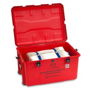 Patura antifoc baterii litiu-ion 3000x4000 mm in cutie de protectie