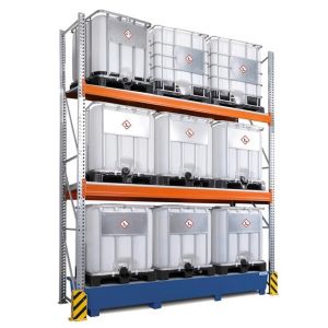 Raft de baza paleti materiale periculoase 3 niveluri 3500x1300x4400 mm