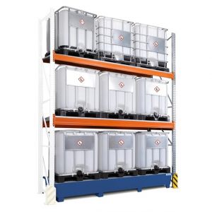 Extensie de raft paleti materiale periculoase 3 niveluri 3400x1300x4400 mm