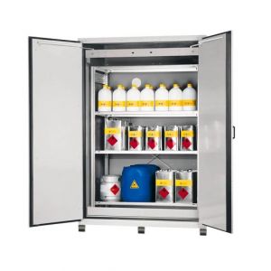 Dulap antifoc cu 3 rafturi pentru recipiente mici