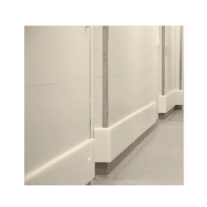 Protectie antizgarieturi perete PE alba 2060x150x10mm