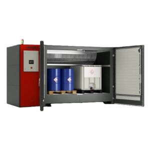 Container incalzire HB 2700 pentru 2 IBC sau 8 butoaie