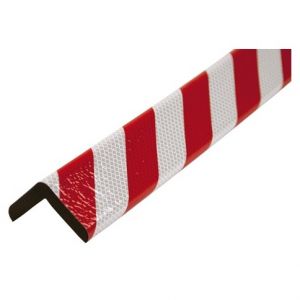 Protectie autoadeziva tip H+ rosu/alb 60x48mm