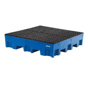 Cuva de retentie din PE cu grilaj 4 butoaie de 200 litri
