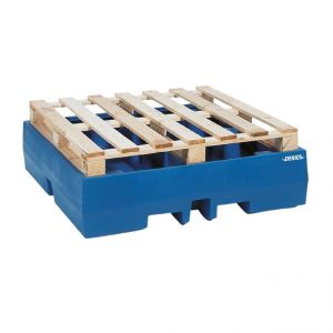 Cuva de retentie din PE fara grilaj 4 butoaie capacitate 405 litri