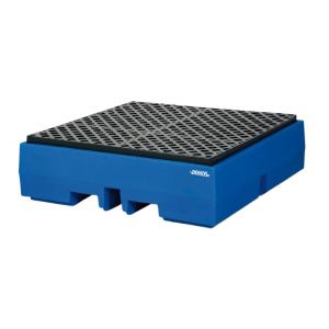 Cuva de retentie din PE cu grilaj 4 butoaie capacitate 405 litri