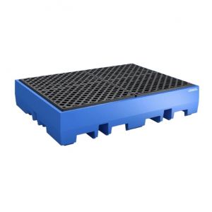 Cuva de retentie din PE cu grilaj 4 butoaie capacitate 440 litri