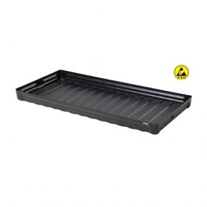 Cuva retentie ESD din PE fara grilaj 40 litri 1265x595x90mm