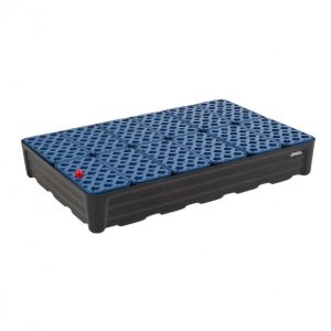 Cuva retentie din PE cu grilaj 120 litri 1170x785x180mm