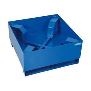 Cuva de retentie din otel vopsit cu suport 1 butoi de 200 litri 866x866x423 mm