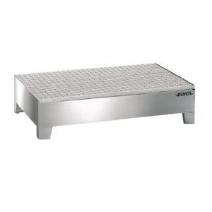 Cuva de retentie din INOX cu grilaj 2 butoaie 200 litri