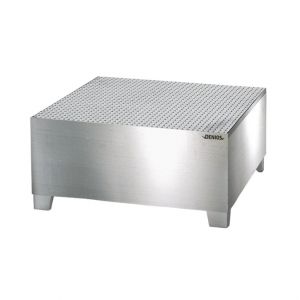 Cuva de retentie din INOX cu grilaj 4 butoaie 200 litri 1260x1342x390mm