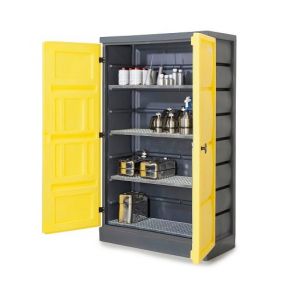 Dulap depozitare acizi si baze grilaj inox PS 1220-4