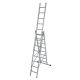 Scara multifunctionala din aluminiu 3 x 8 trepte