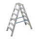 Scara din aluminiu 2 x 6 trepte