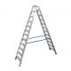 Scara din aluminiu 2 x 12 trepte