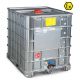 Container ATEX tip IBC-UN palet otel 1000 litri Ø 150
