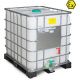 Container ATEX tip IBC-UN palet PE 1000 litri Ø 150