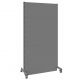 Panou mobil acustic pe ambele parti gri 1250x2500mm
