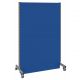 Panou mobil acustic pe o parte albastru 1250x2000mm