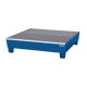 Cuva de retentie din otel vopsit cu grilaj 4 butoaie de 200 litri 1236x1210x290 mm