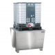 Cuva de retentie din INOX cu grilaj 1 IBC 1000 litri