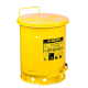 Recipient antifoc colectare lavete uleioase galben 38 litri