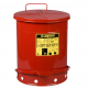 Recipient antifoc colectare lavete uleioase rosu 53 litri