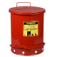 Recipient antifoc SoundGard™ colectare lavete uleioase rosu 38 litri