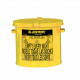 Recipient antifoc colectare lavete uleioase galben 8 litri