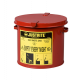 Recipient antifoc colectare lavete uleioase rosu 8 litri