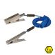 Cablu de impamantare EZ, 2 clesti, LED/HD