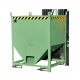 Recipient descarcare otel poarta culisanta frontala tip SGS 1000 litri