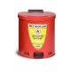Recipient antifoc colectare lavete uleioase rosu 20 litri