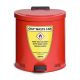 Recipient antifoc colectare lavete uleioase rosu 50 litri
