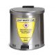 Recipient antifoc colectare lavete uleioase inox 50 litri