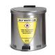 Recipient antifoc colectare lavete uleioase inox 35 litri